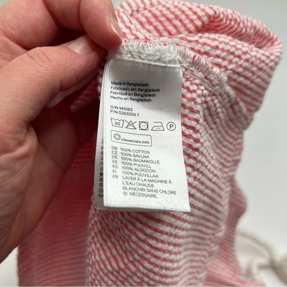 H&M girls red sailor top‎ size 2-3T - Picture 5 of 7